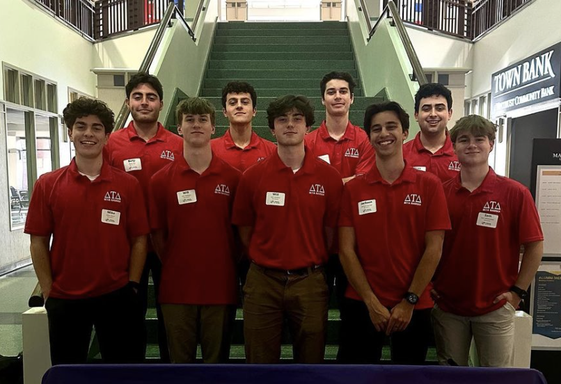 Delta Tau Delta members at a conference.